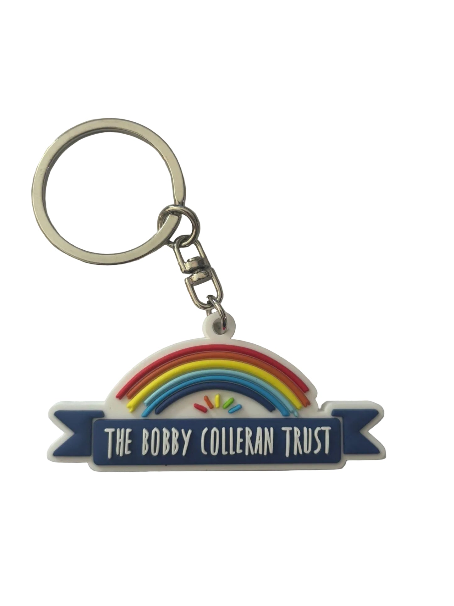Bobby Colleran Trust Rainbow Logo Keyring