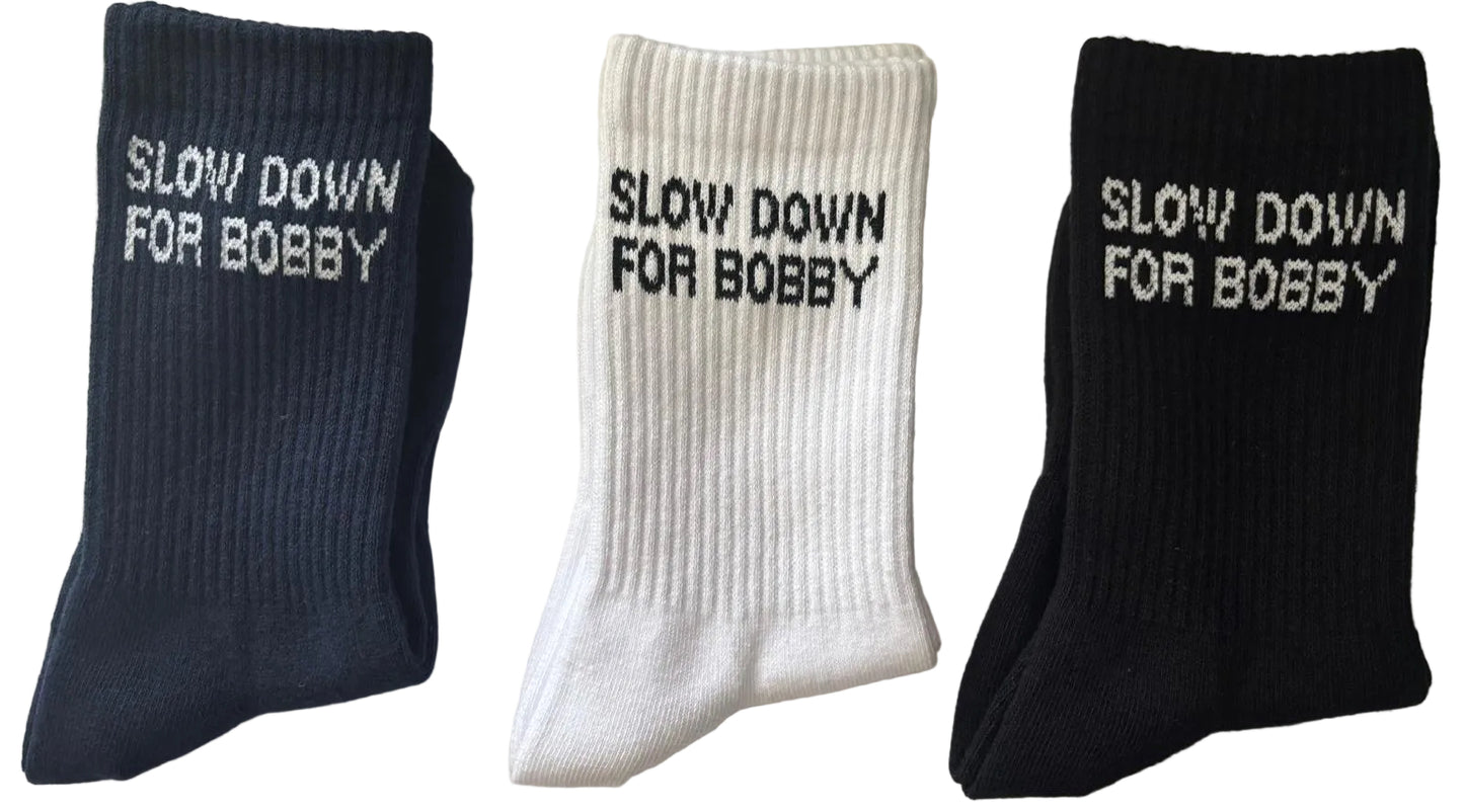 Slow Down for Bobby Children's Socks