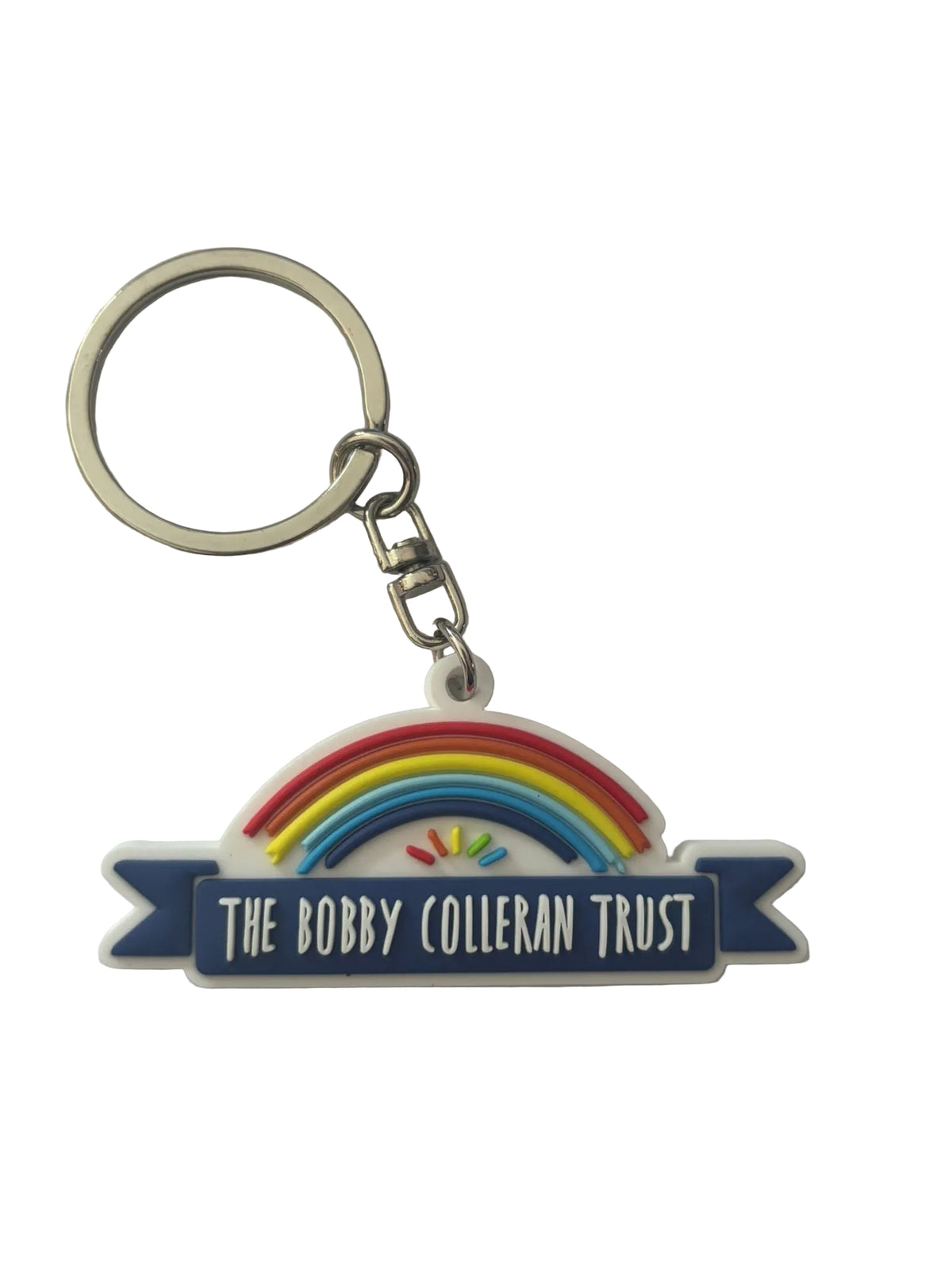 Colleran Bobby Colleran Trust Rainbow Logo Keyring – The Bobby Colleran Trust Shop