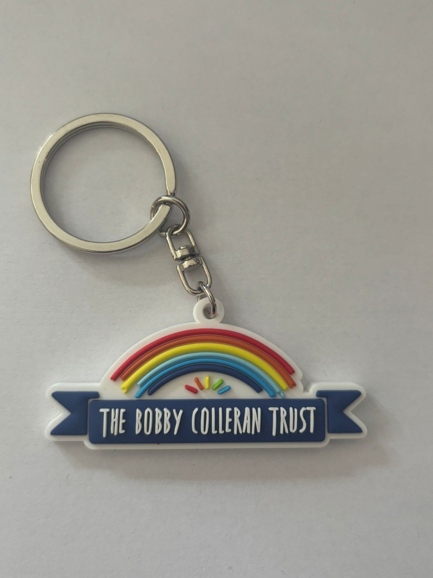 Bobby Colleran Trust Rainbow Logo Keyring